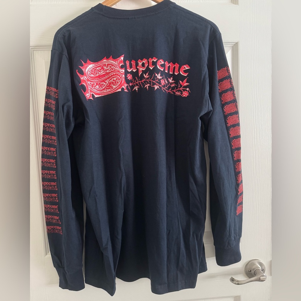 Brand New Supreme Long Sleeve Shirt - M - Picture 2 of 5
